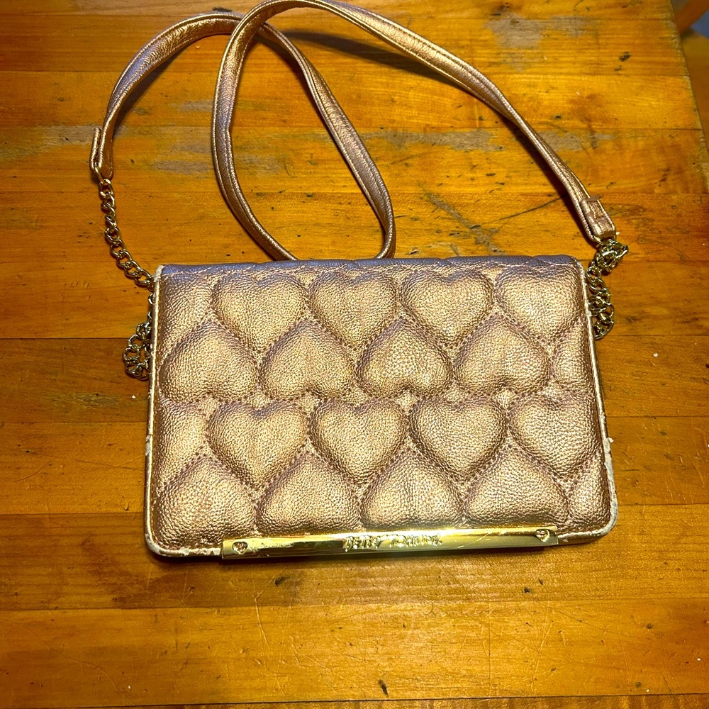 Vintage Betsey Johnson Heart Purse